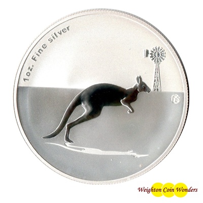 2013 1oz Silver KANGAROO - F15 PRIVY MARK
